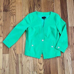 Talbots Lined Green Jacket